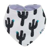 Bandana Babador Bebê Unissex – Algodão Premium Estampa Exclusiva | Cactos