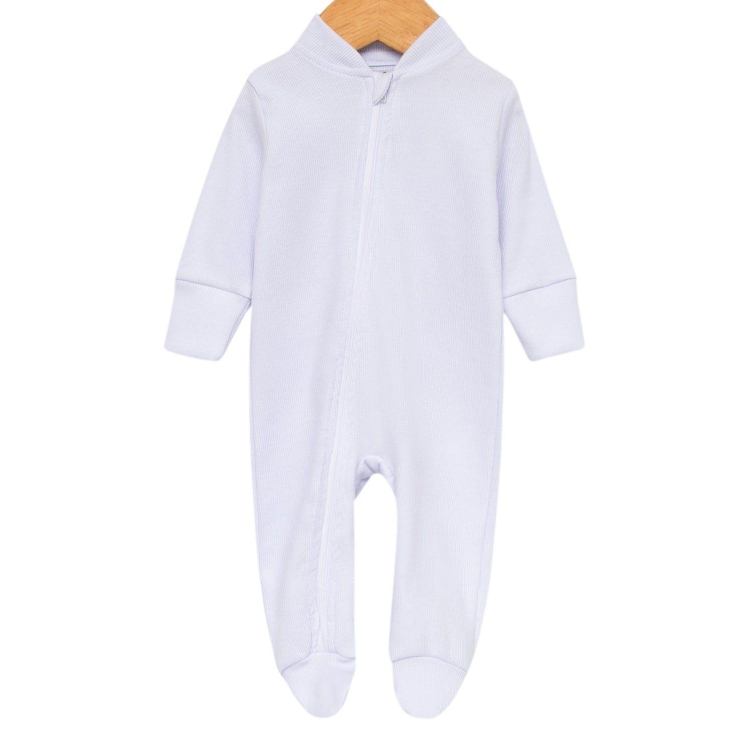 macacao recem nascido liso com ziper frontal algoadao canelado braco