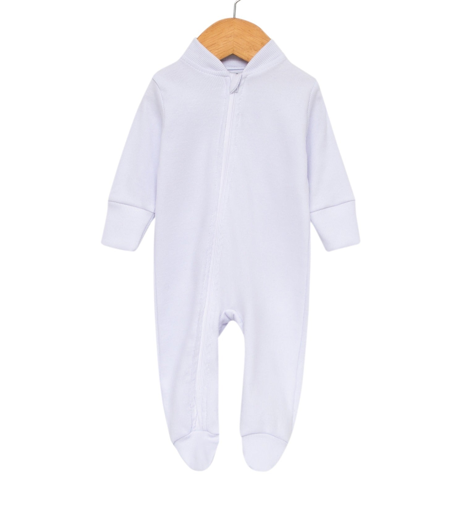 macacao recem nascido liso com ziper frontal algoadao canelado braco