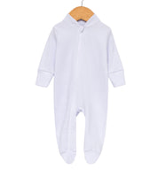 macacao recem nascido liso com ziper frontal algoadao canelado braco